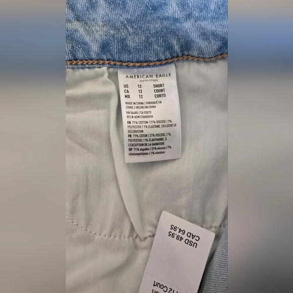 AE Next Level Stretch Hi Rise Jegging Sz 12 Short - Picture 11 of 13